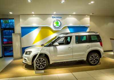 Skoda Car Display